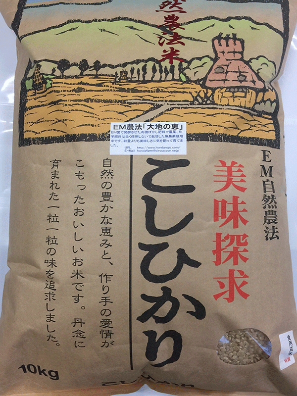 「大地の恵」食用玄米1.5kg