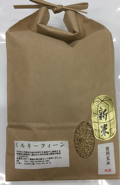 辻本さんのミルキークイーン                1,5kg白米                 1,000円